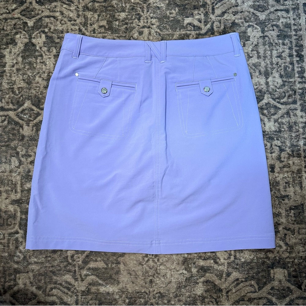 Chic Lilac Mini Skirt - Picture 5 of 6